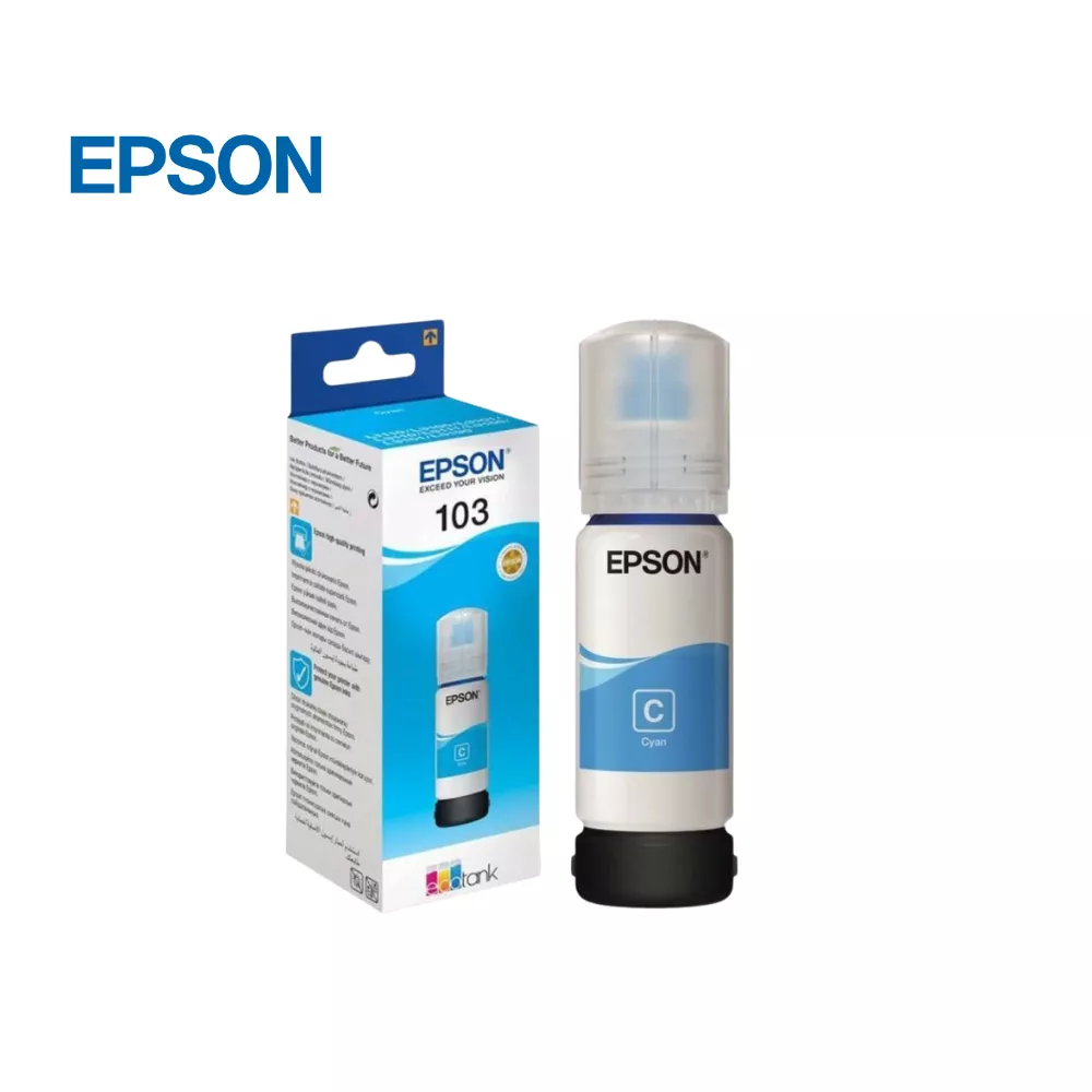 Encre Original EPSON ECOTANK 103 CYAN 